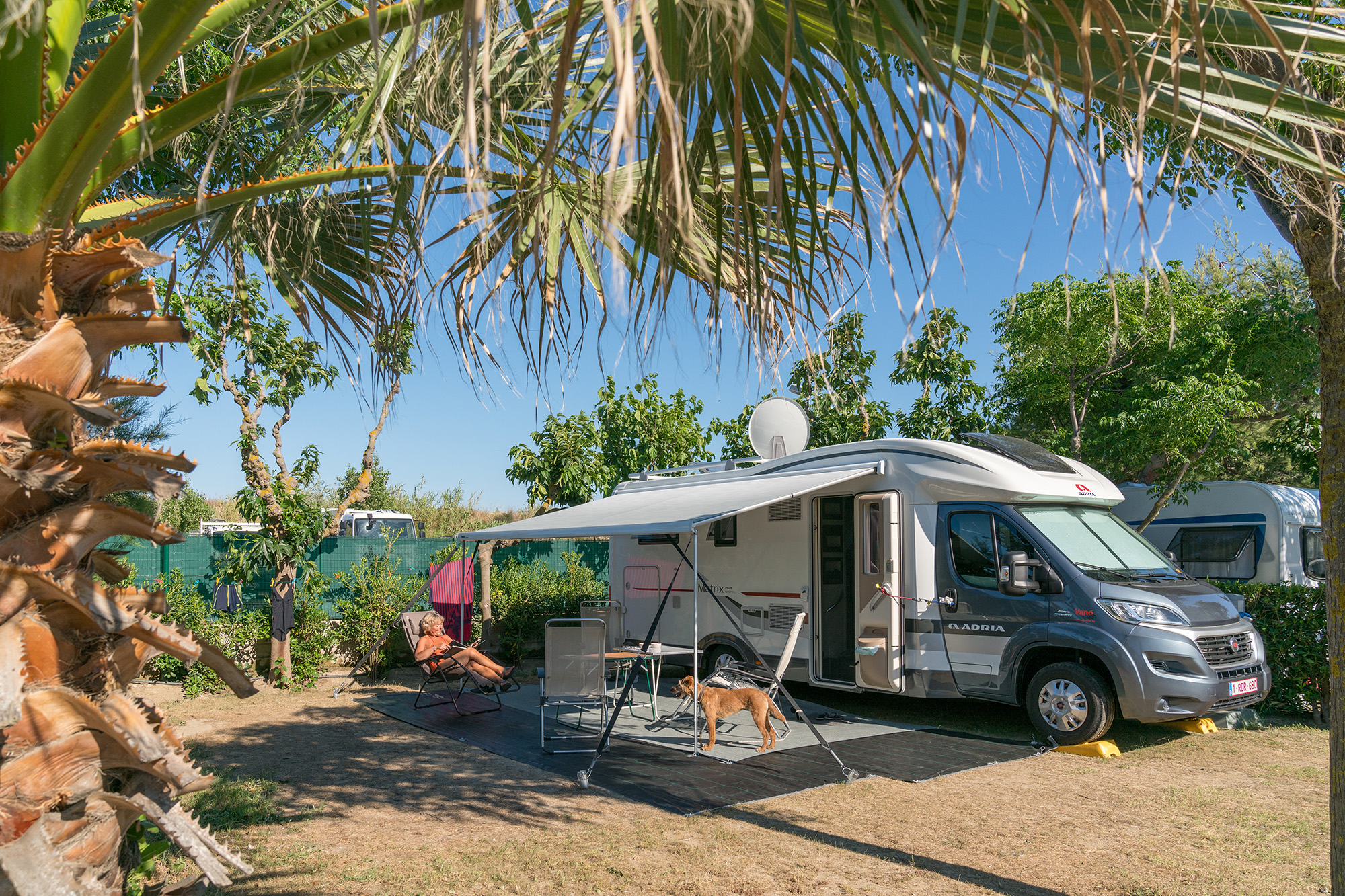 Le Brasilia campsite, team 