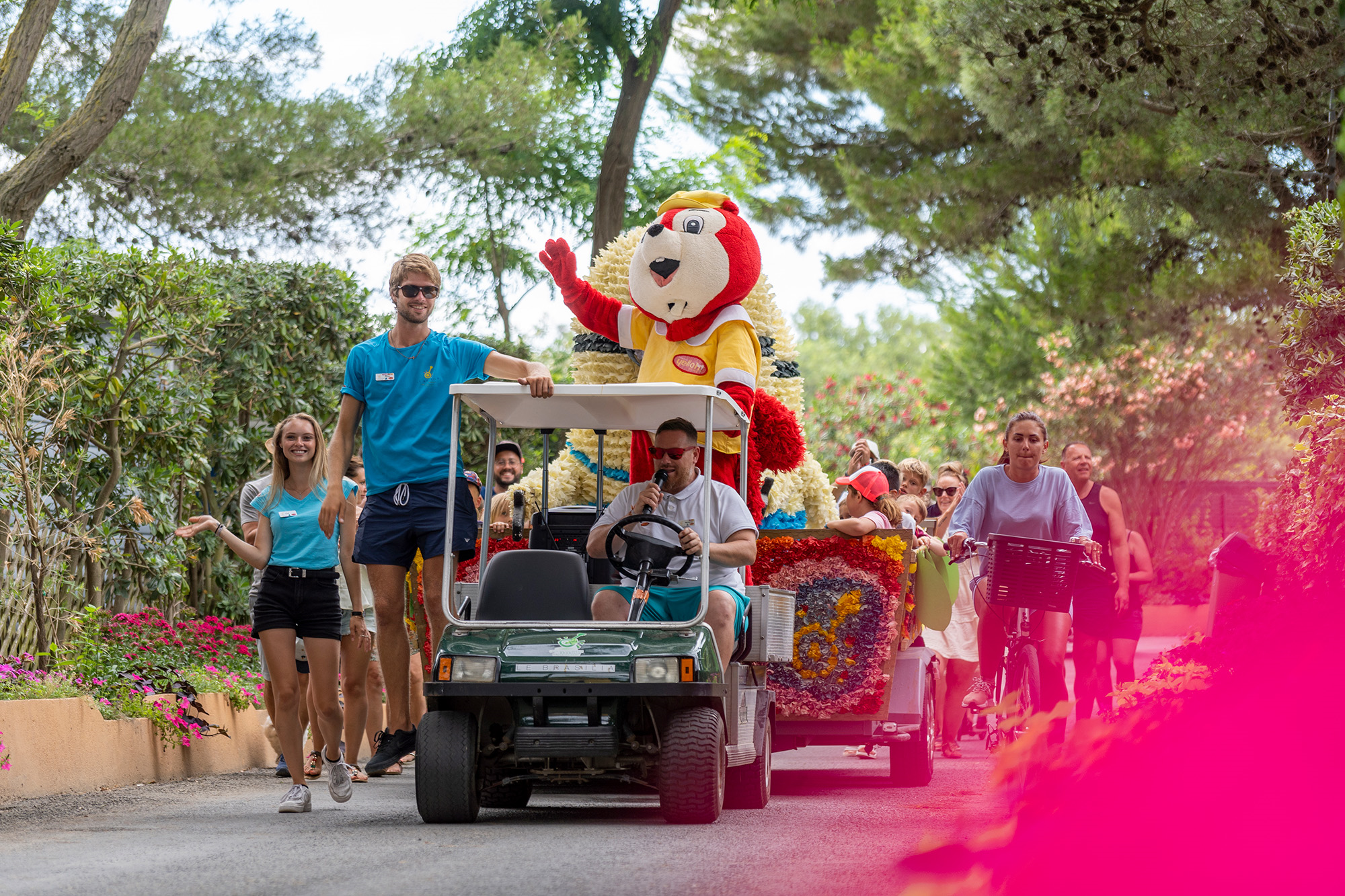 Le Brasilia campsite, Yelloh! Village, children&rsquo;s parade